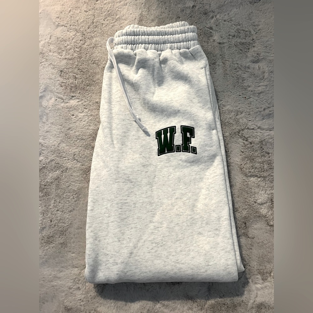 White Fox Gray Joggers